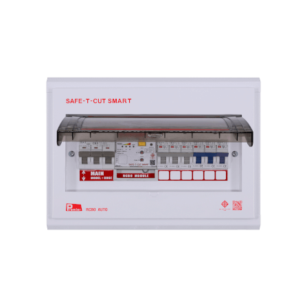 ชุดตู้คอนซูมเมอร์ 6 ช่อง เบรคเกอร์กันดูด 63 แอมป์ เซฟ-ที-คัท สมาร์ท รุ่น PREMIER AUTO_0